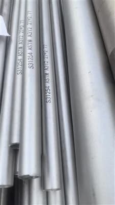 Premium ASTM A312 UNS S31254 254SMO ruostumattomat teräsputket toimitettu Meksikoon